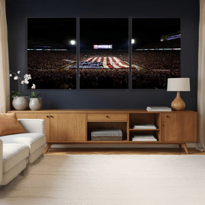 Oklahoma Memorial Stadium Wall Art Canvas Print – Oklahoma