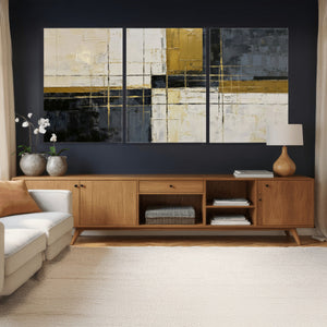 Geometric Abstract Wall Art Canvas Print