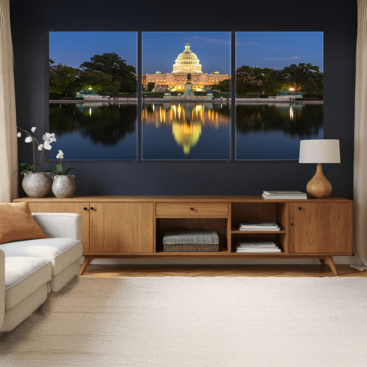 US Capitol Building Wall Art Canvas Print – Washington DC