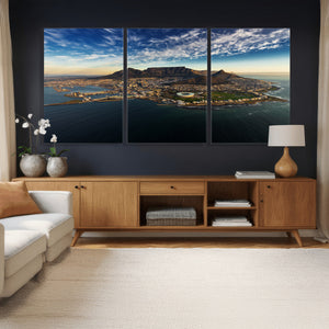 Cape Town Skyline Wall Art Canvas Print – Table Mountain