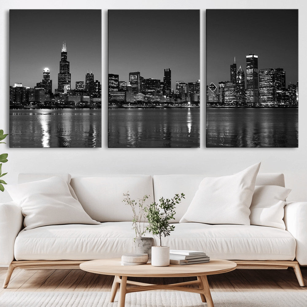 Chicago Wall Art Canvas Print