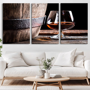 Scots Whiskey Wall Art Canvas Print