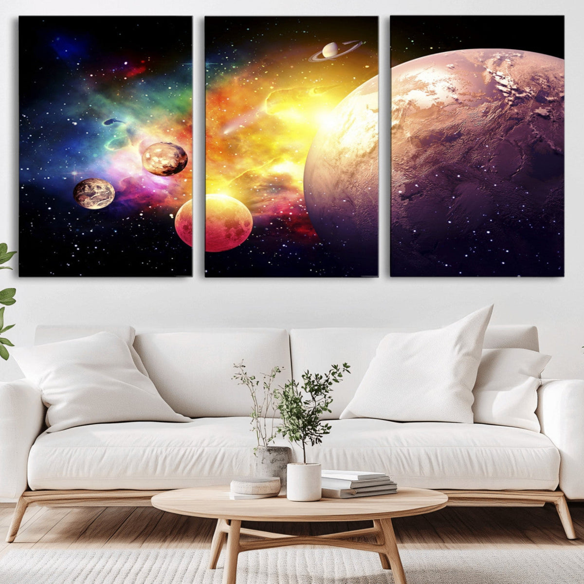 Space and Galaxy Canvas Print