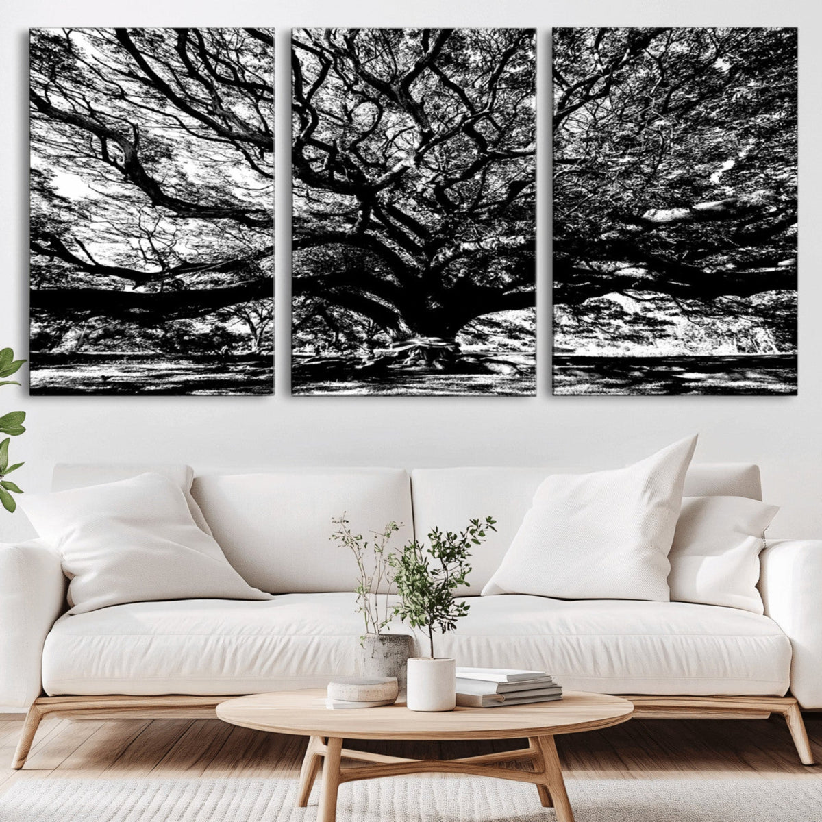 Mighty Angel Oak Wall Art | Angel Oak Tree Art Print