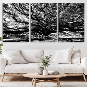 Mighty Angel Oak Wall Art | Angel Oak Tree Art Print
