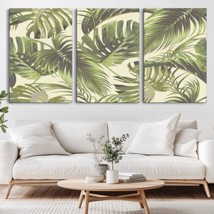 Palm Leaves Canvas Print