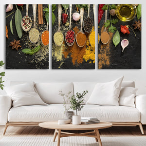 Spices Wall Art Canvas Print