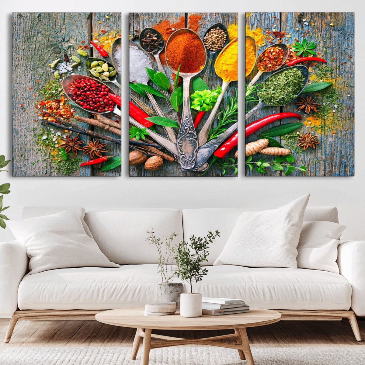 Spoonful of Spices Cooking Wall Art Canvas Print - Vibrant