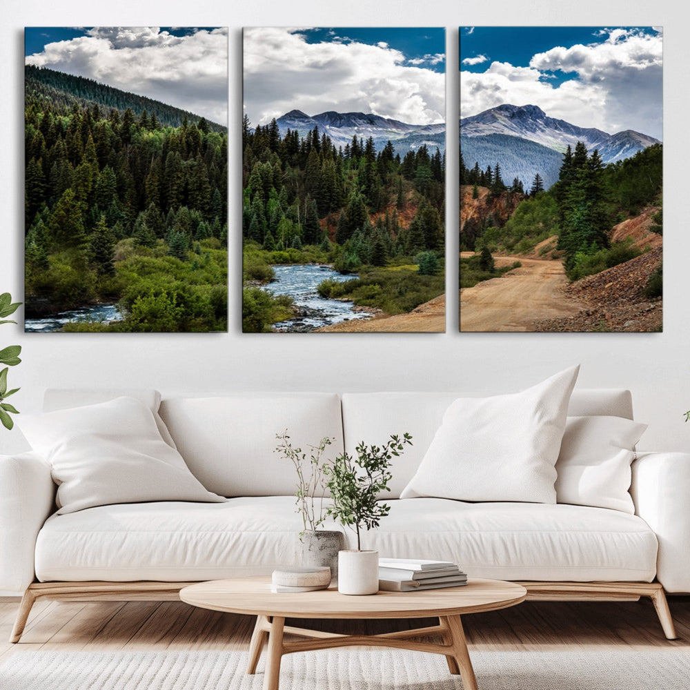 San Juan Nal Forest Wall Art Landscape Canvas Print