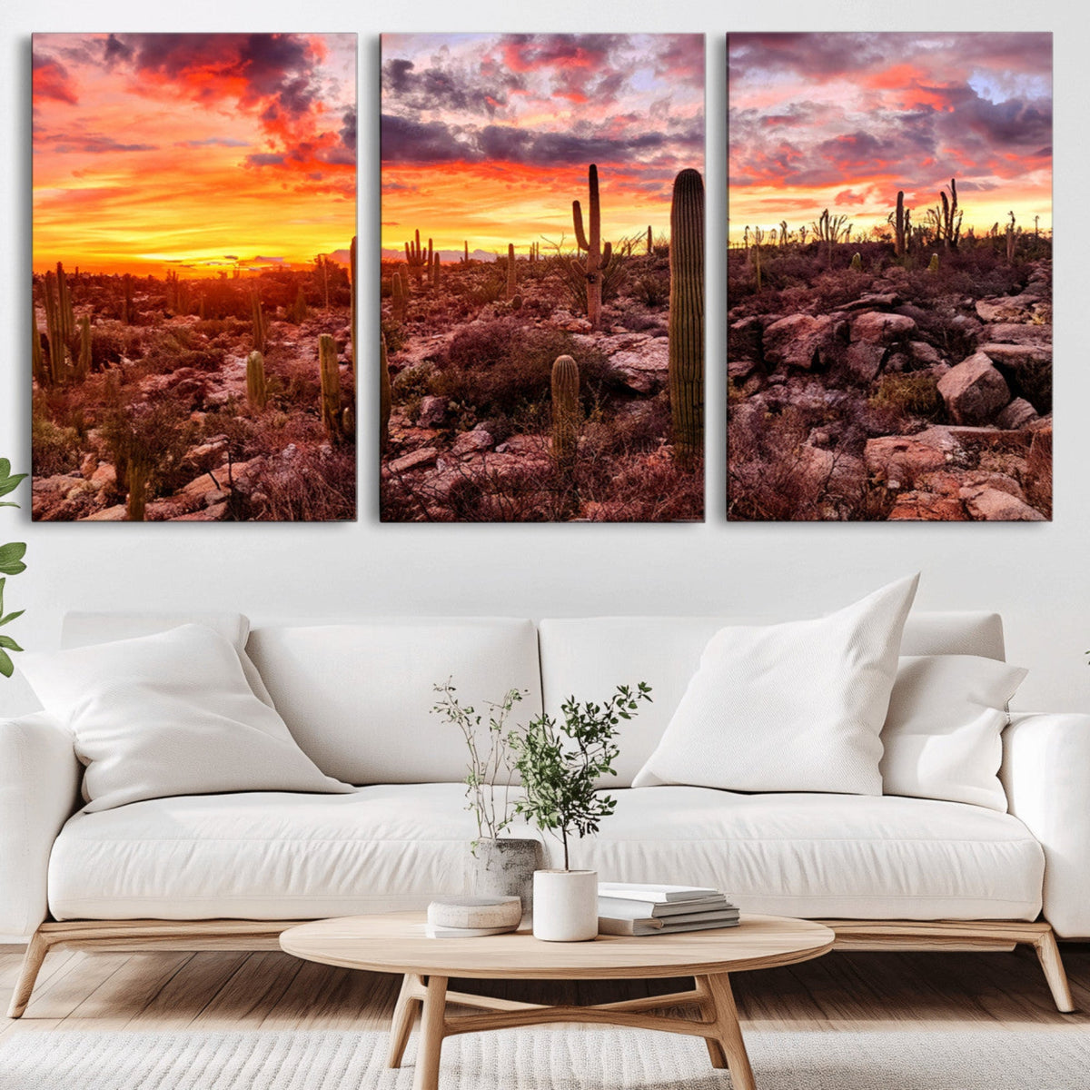 Arizona Desert Print, Western Cowboy Wall Art Print