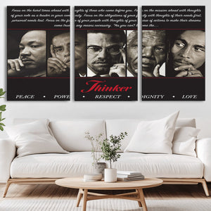 Thinkers of Wall Art Canvas Print - Inspirational Wall Art