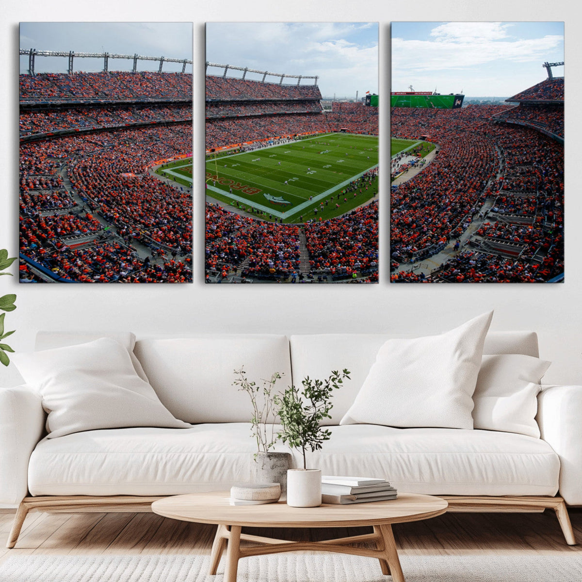 Denver Broncos Football Team Print - Empower Field Mile High