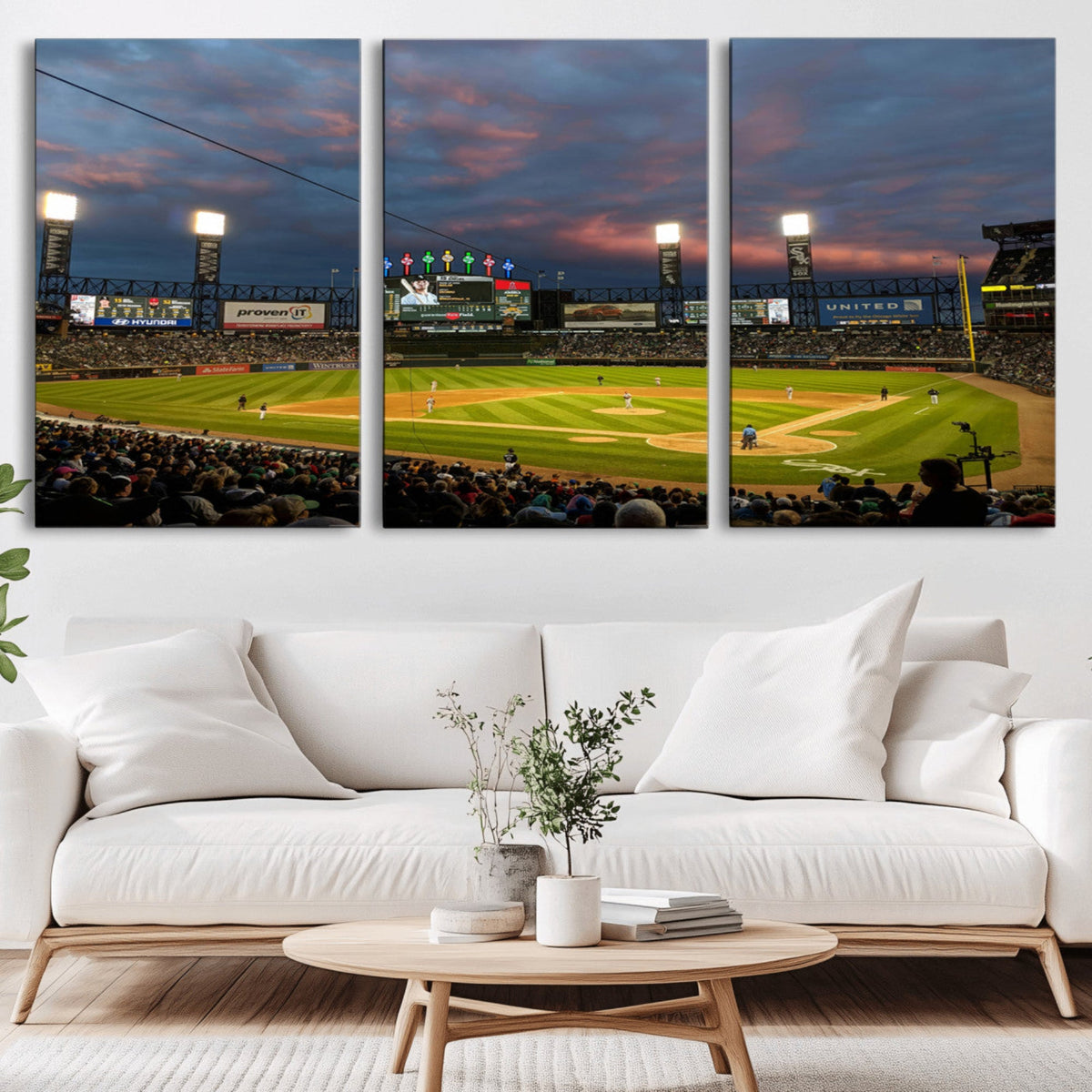 Chicago White Sox Baseball Team Print Canvas- Guaranteed
