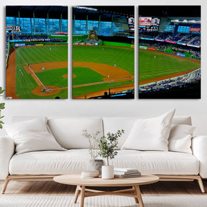 Miami Marlins Baseball Team Print - Miami LoanDepot Park