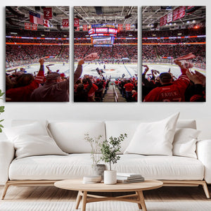 Carolina Hurricanes Ice Hockey Stadium Wall Art, Carolina