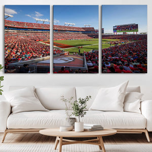 Florida Tampa Raymond James Stadium Wall Art Canvas Print -