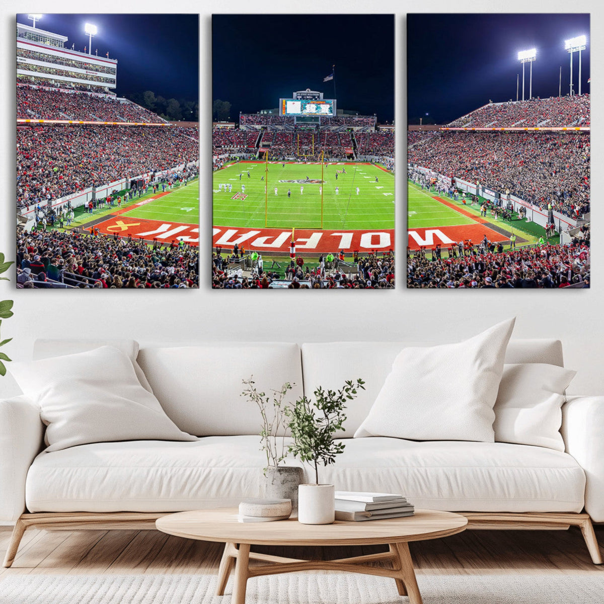 NC State Wolfpack Canvas Print - Raleigh Carter-Finley