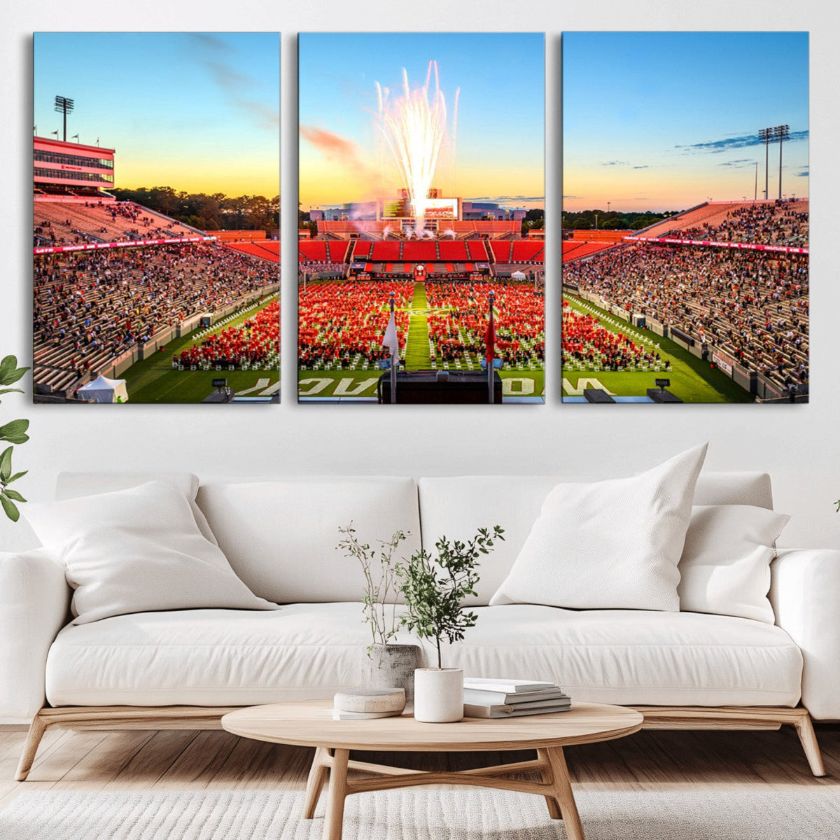 North Carolina State University Canvas Print, North Carolina