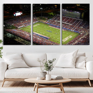 Florida Atlantic University Owls Canvas Print, Football Team