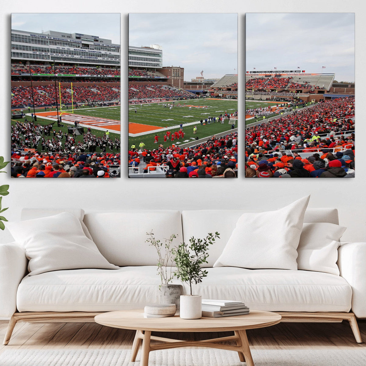 University of Illinois Fighting Illini Football Team Print -