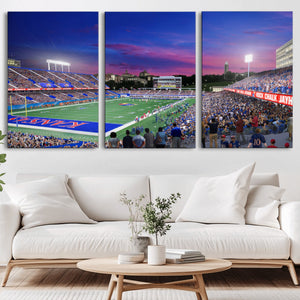 University of Kansas Jayhawks Football Team Print Canvas-