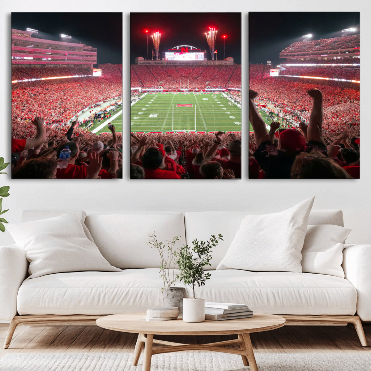 University of Nebraska Cornhuskers Football Team Print -
