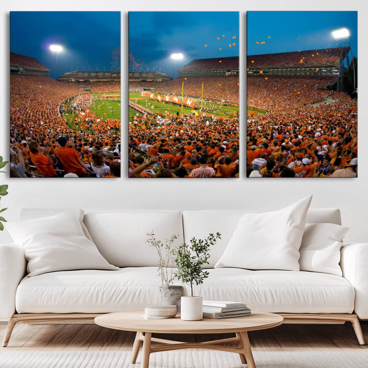 Clemson University Tigers Football Team Print - Clemson
