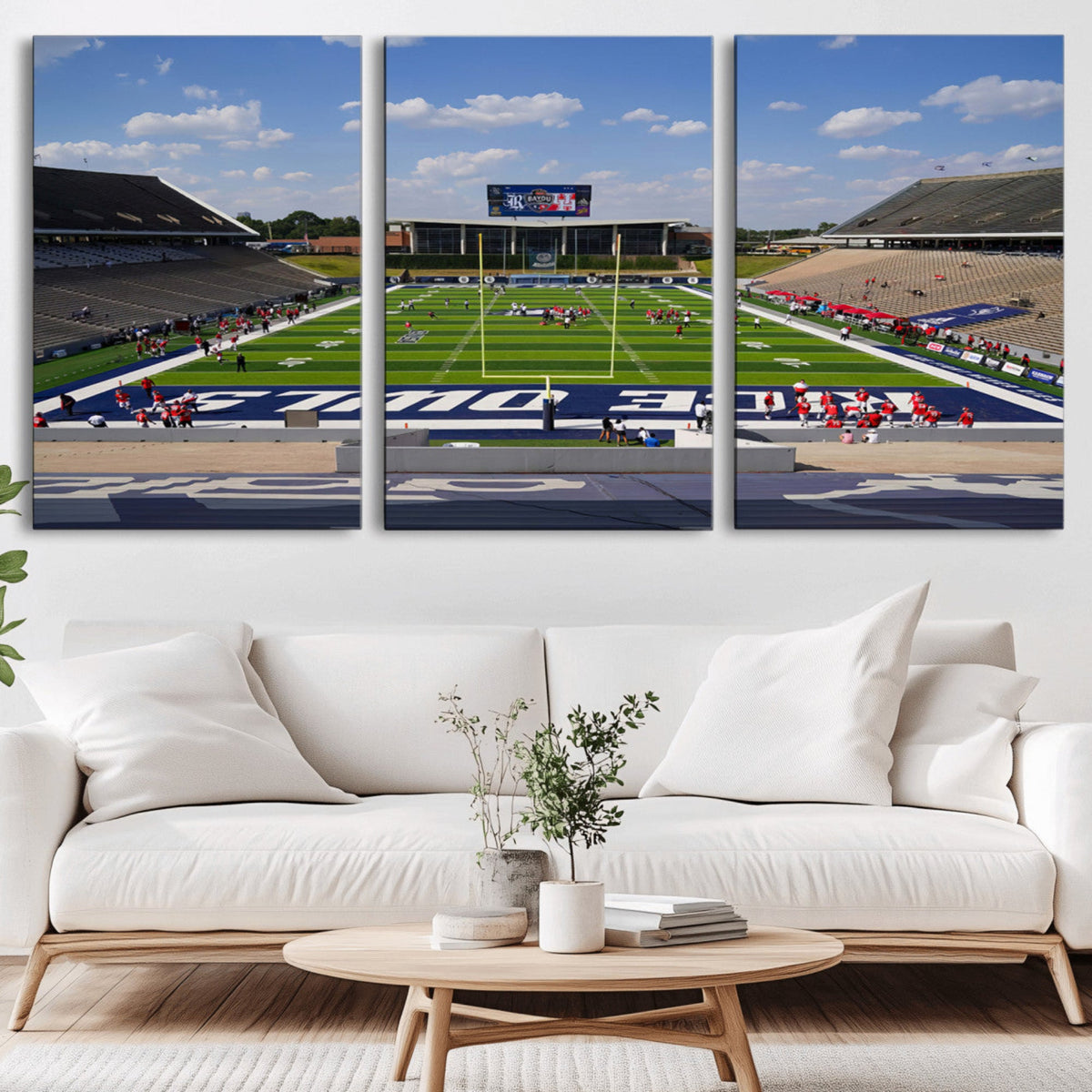 Rice University Owls Football Team Print - Houston Rice