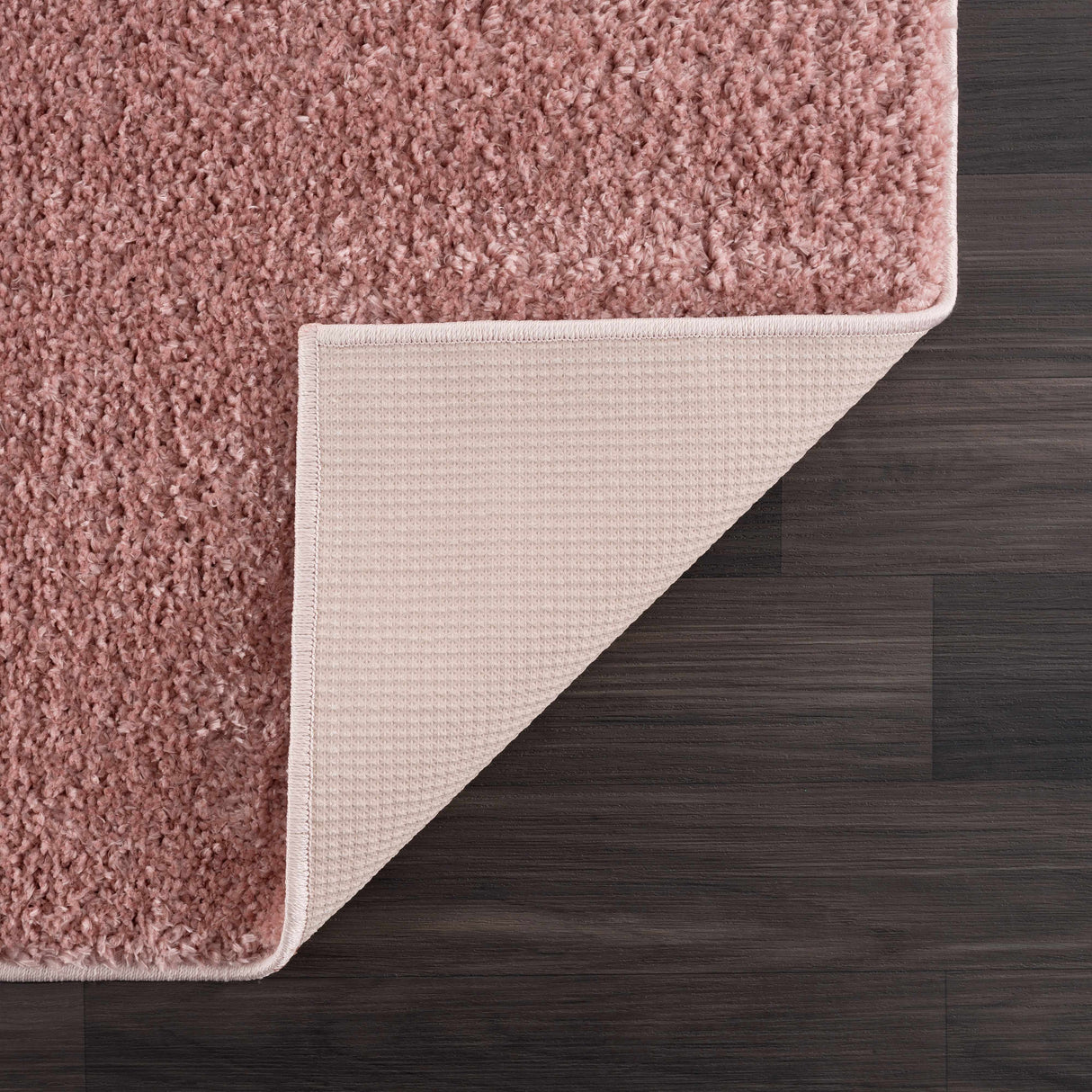 Judy Pink  Plush Washable Area Rug - Clearance