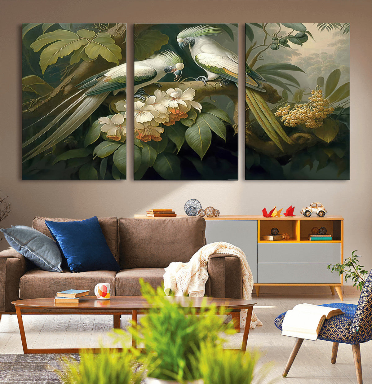 Tropical Paradise Print Wall Art Stunning Artwork of a