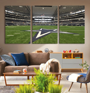 Dallas Cowboys Football Team Print - Arlington AT&T Stadium