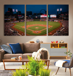 St. Louis Cardinals Baseball Team Print - Busch Stadium Wall