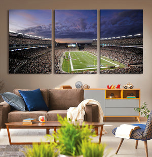 New England Patriots Football Team Print - Foxborough