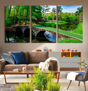 Augusta National Golf Club Wall Art - Panoramic Bridge &