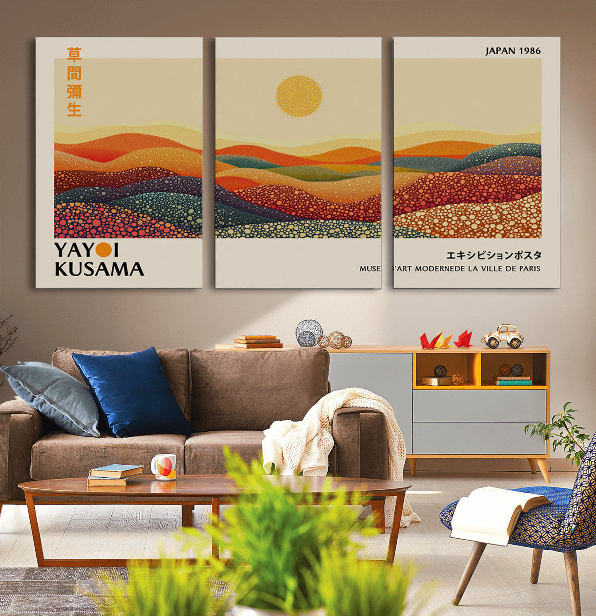 Yayoi Kusama Art Print Wall Decor – Yayoi Kusama Wabi Sabi