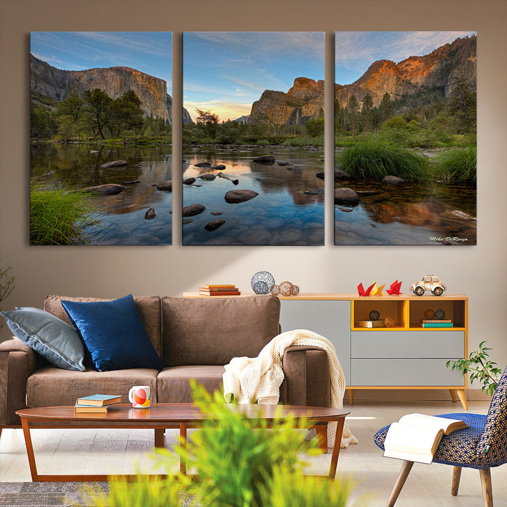 Yosemite Valley Wall Art Canvas Print – Framed El Capitan