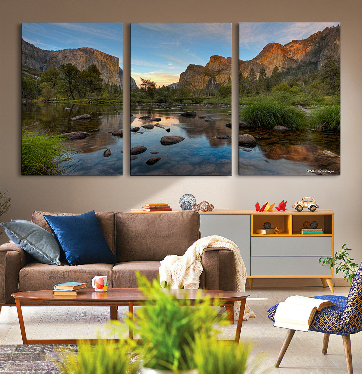 Yosemite Valley Wall Art Canvas Print – Framed El Capitan