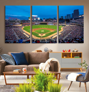Target Field Stadium Wall Art Canvas Print – Minnesota Twins