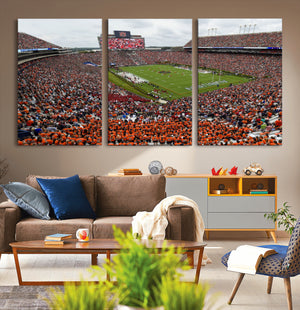 Jordan-Hare Stadium Wall Art Canvas Print, College Sports