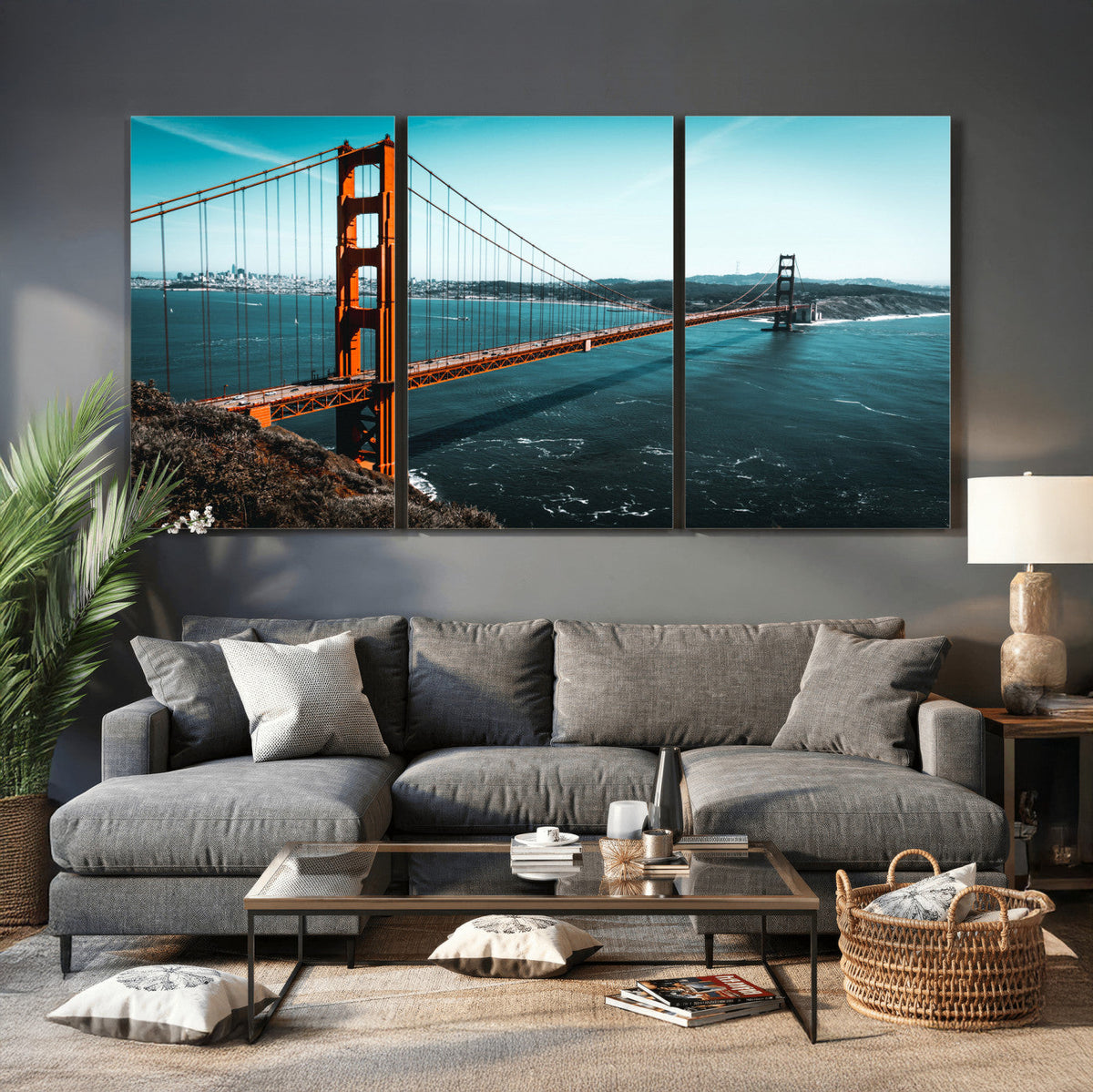 Golden Gate Bridge Wall Art Canvas Print – San Francisco