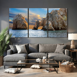 The Arch Cabo San Lucas Ocean Arch Wall Art Canvas Print,