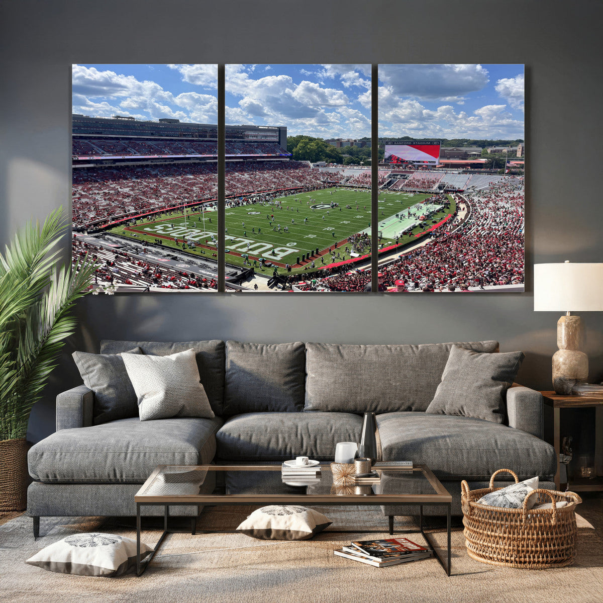 Georgia Bulldogs Stadium Wall Art Canvas Print, Sanford