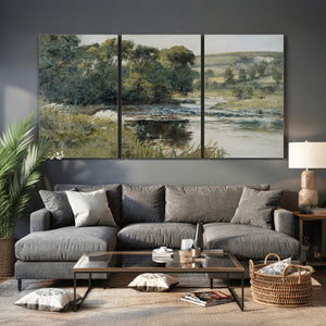 Edward Mitchell Bannister Streamside Wall Art Canvas Print