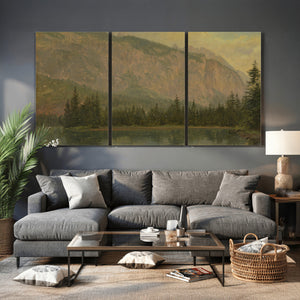 Frederic Edwin Church Hintersee Canvas Print, Hudson River