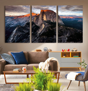 Half Dome Yosemite Wall Art – Majestic Mountain Landscape