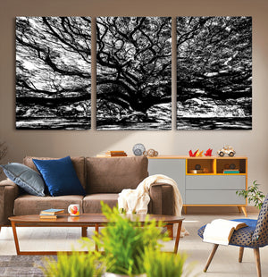 Mighty Angel Oak Wall Art | Angel Oak Tree Art Print