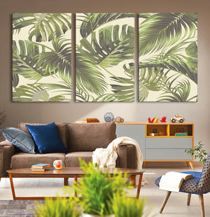 Palm Leaves Canvas Print