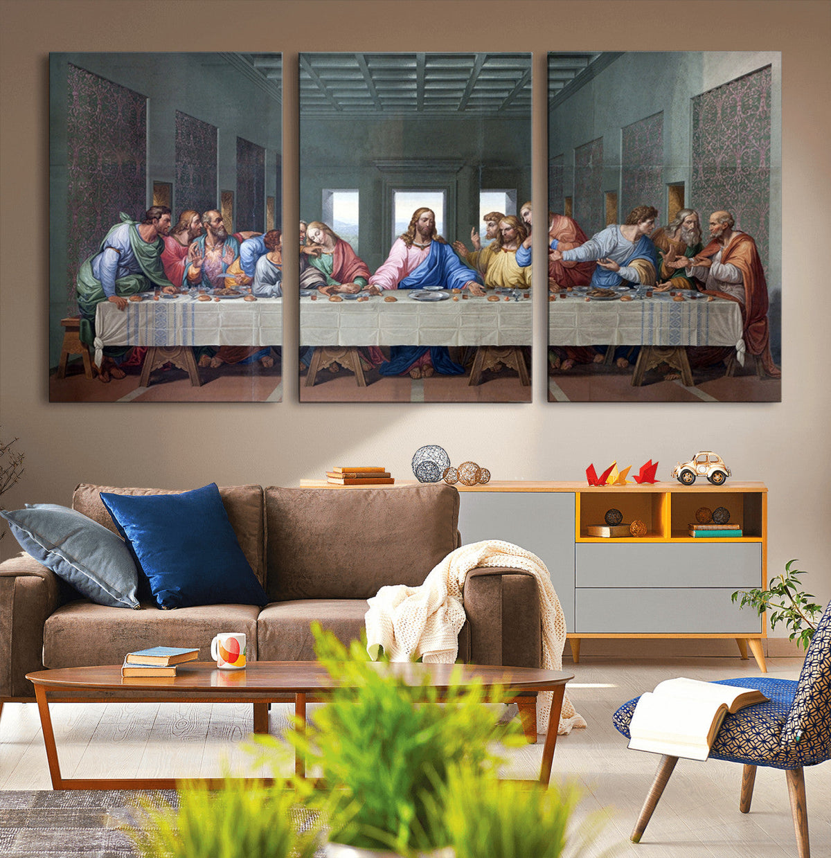 The Last Supper Multi Panel Canvas Wall Art