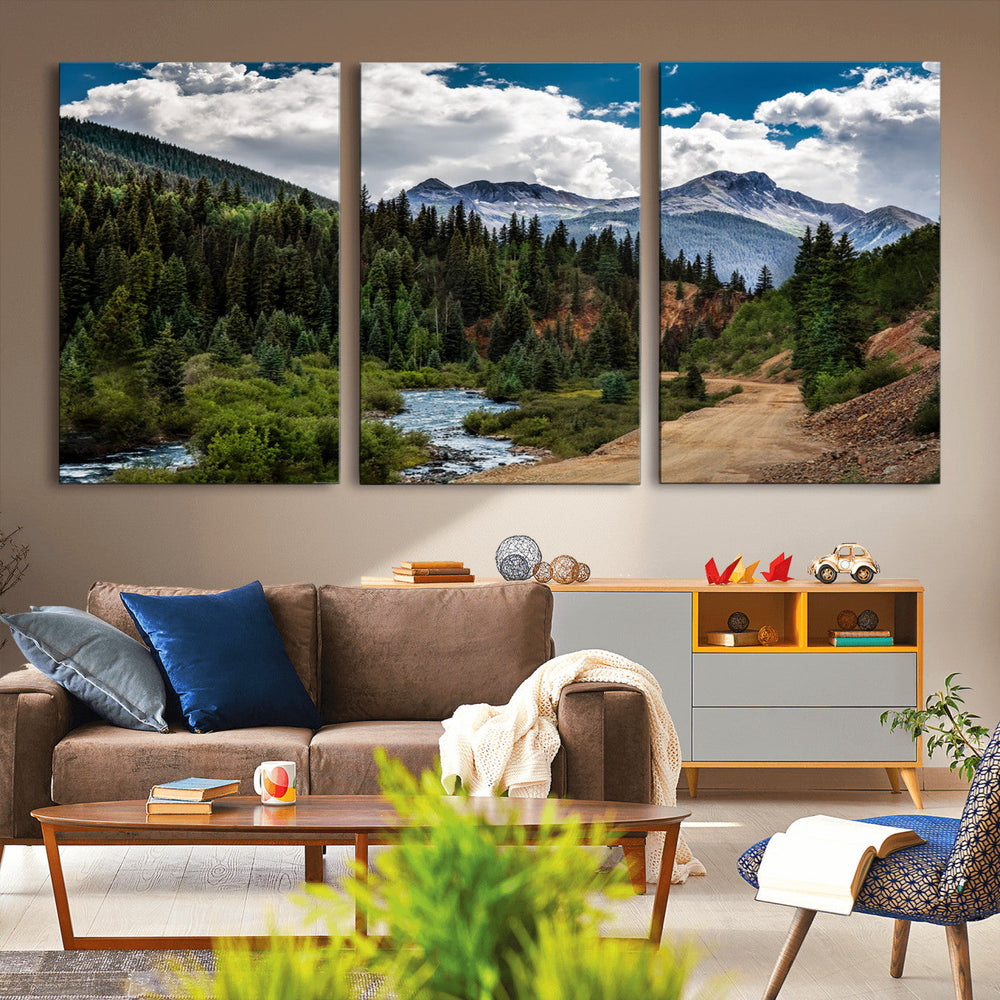 San Juan Nal Forest Wall Art Landscape Canvas Print