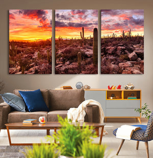 Arizona Desert Print, Western Cowboy Wall Art Print